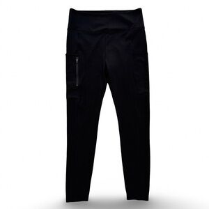 Lou & Grey Black High-Waisted‎ Leggings with Pockets women’s size medium